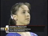 Andreea Raducan - 2001 Worlds AA - Uneven Bars
