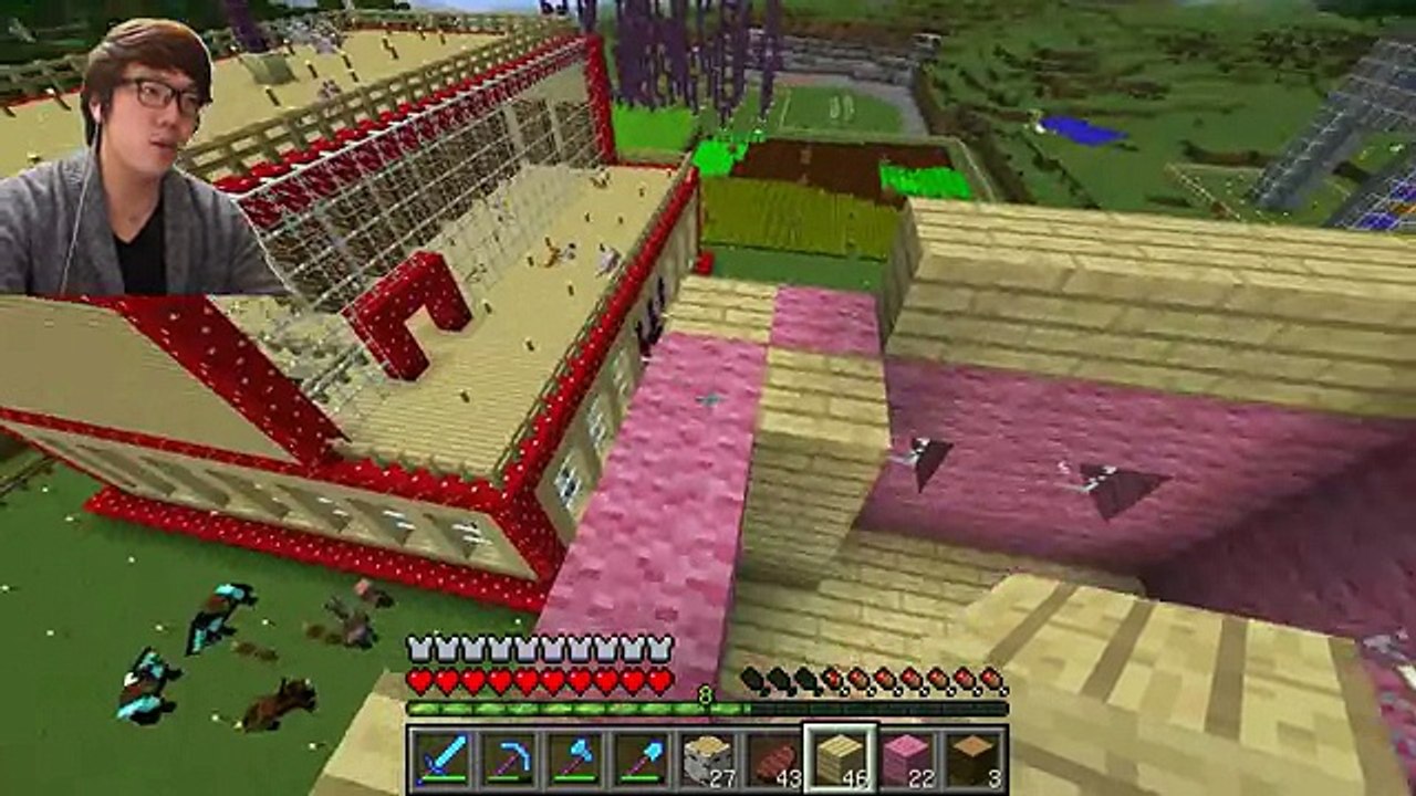 マインクラフト 木の上に猫カフェを作ってみた ヒカキンのマイクラ実況 Part115 ヒカクラ Video Dailymotion