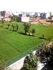 An Aerial View of Albarka Street Mandi Bahauddin,Pakistan.