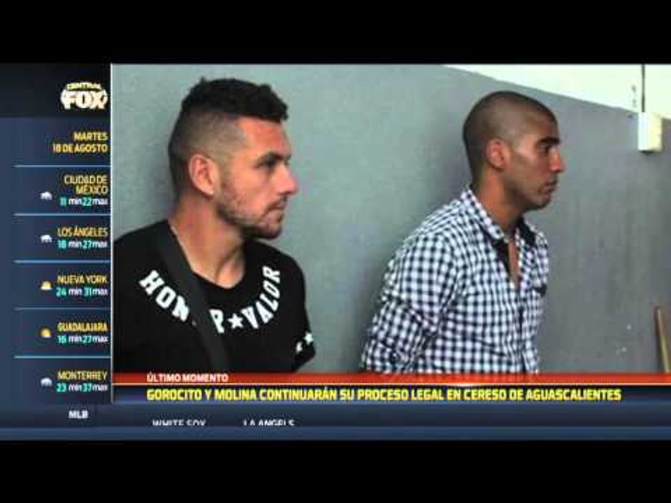 Gorocito y Molina al cereso