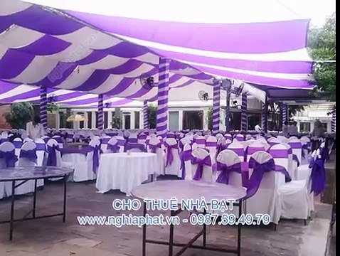 CHO THUÊ NHÀ BẠT KHÔNG GIAN TRONG ĐÁM CƯỚI NGOÀI TRỜI TẠI THỦ ĐỨC TPHCM