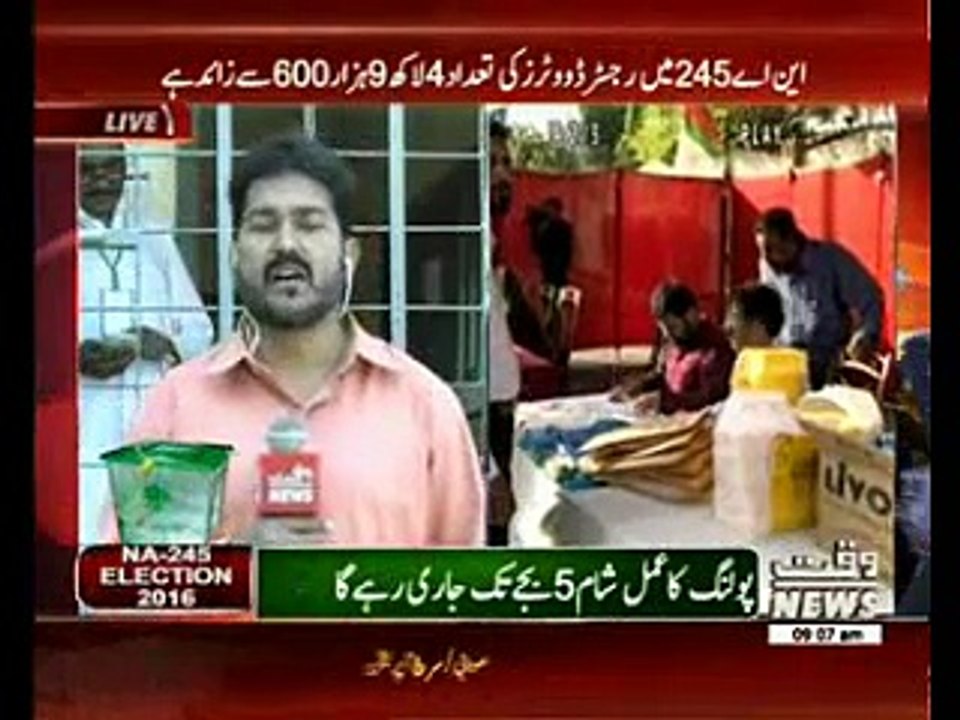 Election Polling in NA 245