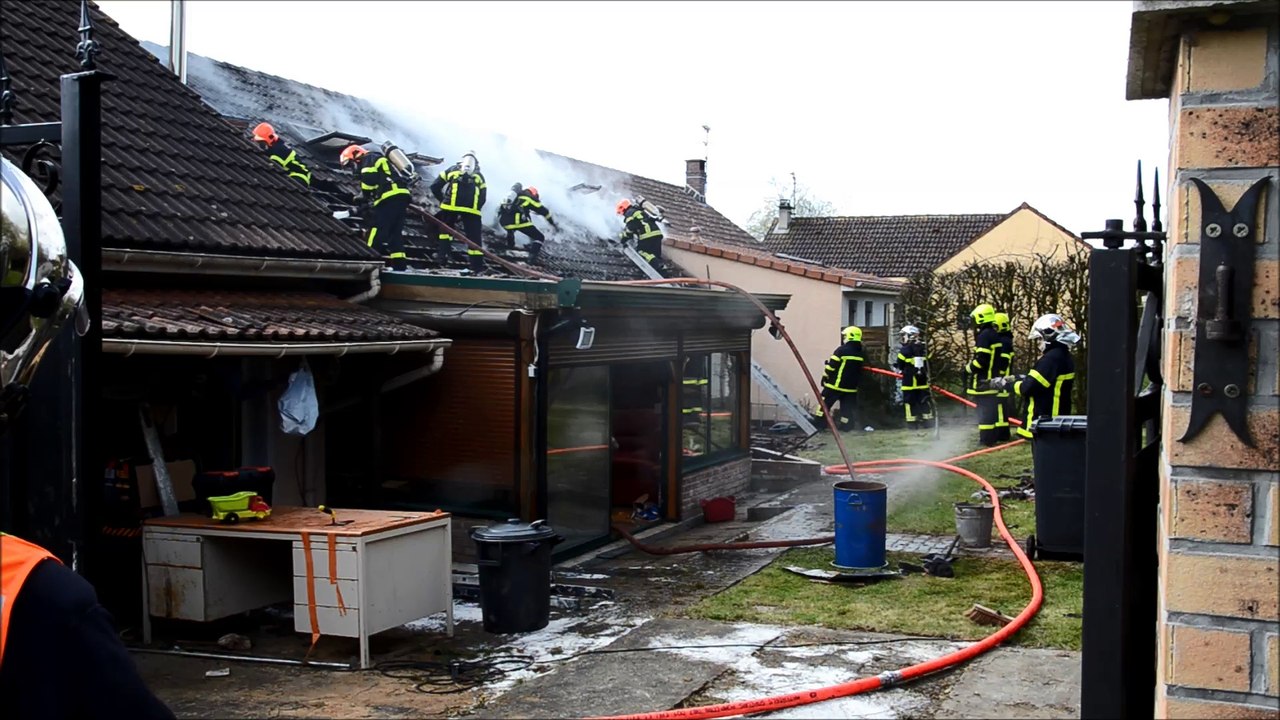 Feu d'habitation allée Jacques-Broquant, rue Saint-Léonard, le 7 avril 2016