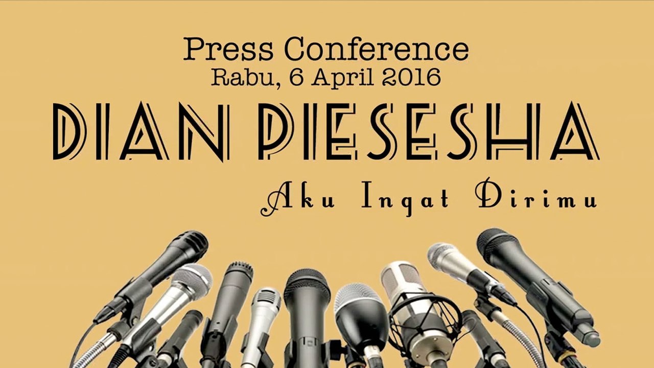 Press Conference Album Terbaru "Aku Ingat Dirimu" Dian Piesesha (6 April 2016)