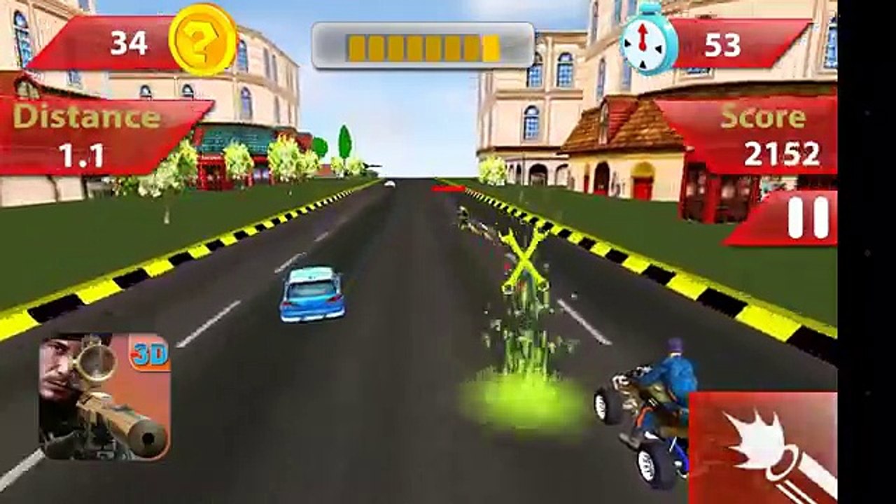 Modern Armored Bike Attack