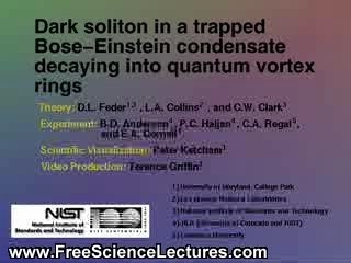 Soliton Wave in a Bose-Einstein Condensa