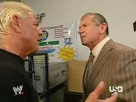 Vince Mcmahon & Ric Flair Backstage