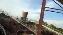 Road Runner Express Front Seat on ride HD POV Six Flags Fiesta Texas