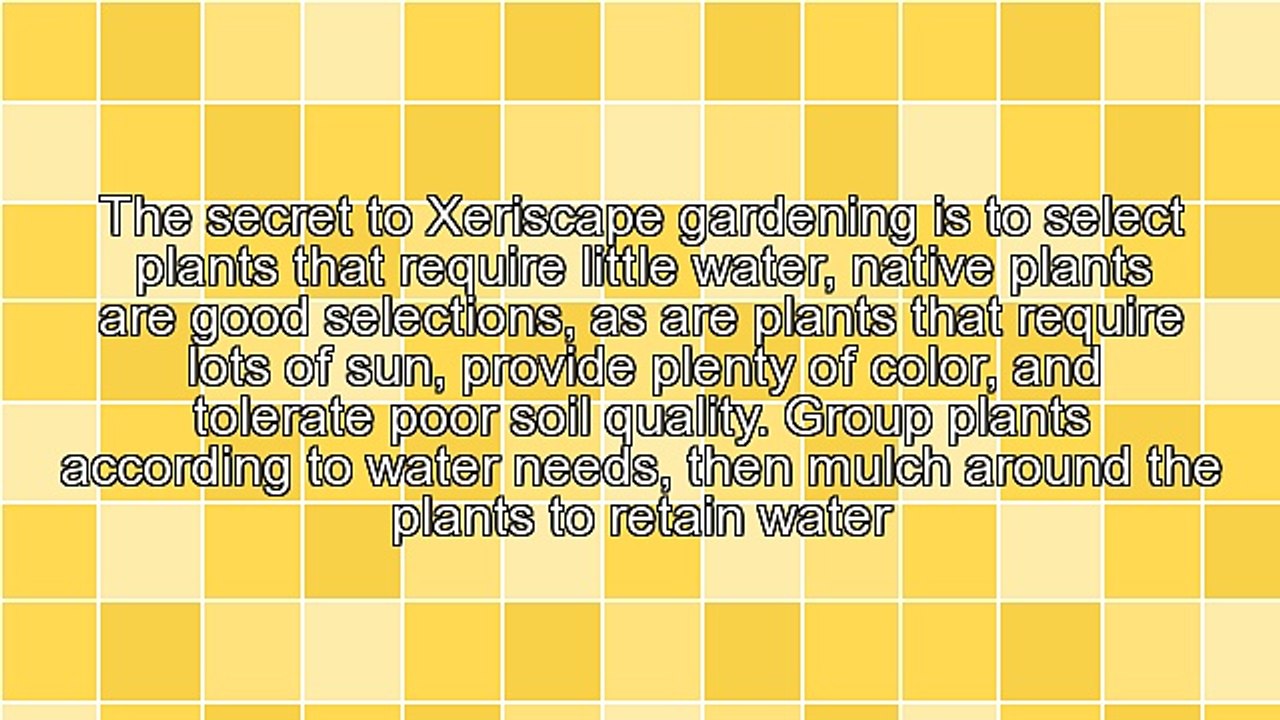 The Secret to Xeriscape Gardening
