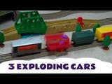 Thomas And Friends Trackmaster TOBY & 3 EXPLODING CARS Kids Toy Thomas The Tank Engine