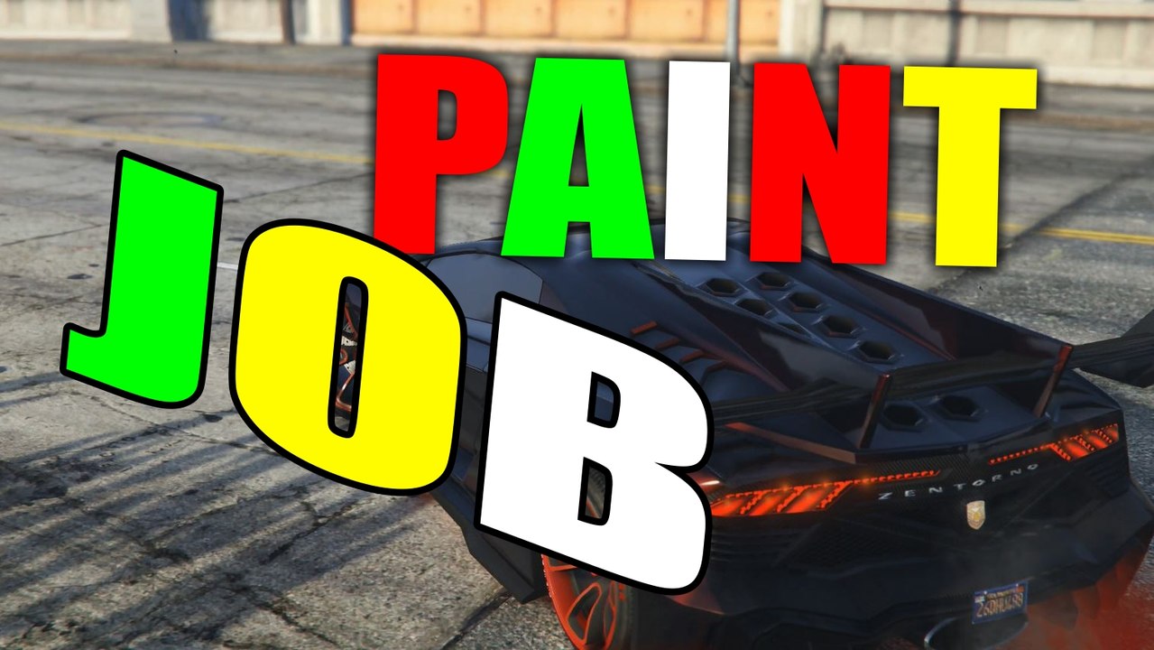 GTA 5 ONLINE - GTA 5 PAINT JOB - GTA 5 CAR COLOR COMBINATIONS - ONKELZOCKER BRIAAA