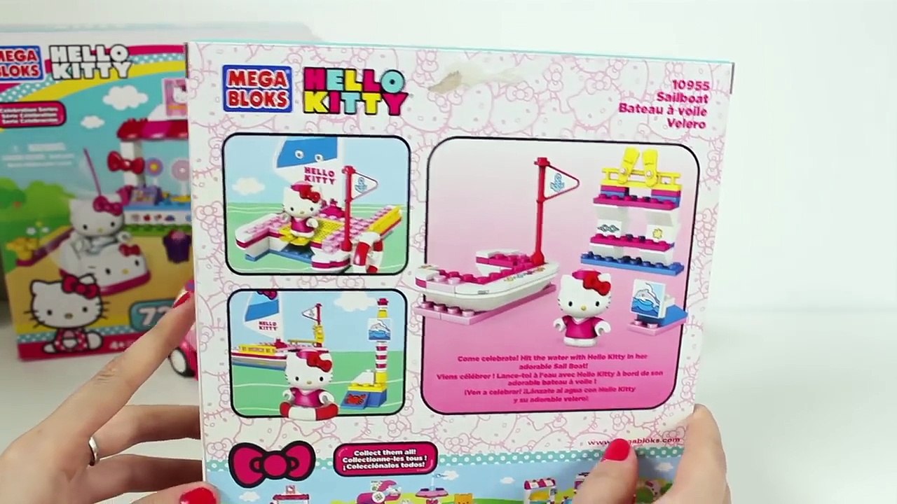 Hello Kitty Sailboat Megablocks Bateau à Voile Velero de Hello Kitty Bloks Ship ハローキティ