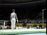 Wes Suter (USA) - 1988 Olympics - Compulsories - High Bar