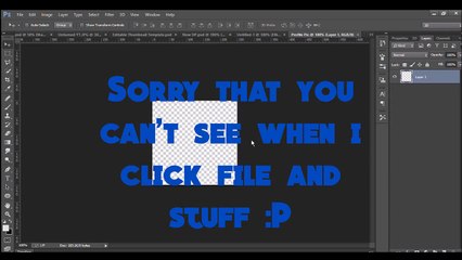 How to make a Profile Picture on YouTube with Photoshop!