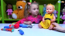 Беби Борн и Ненуко. Куклы на приеме у доктора Ярославы. Видео для детей. Baby Born & Nenuco Dolls