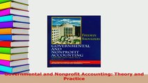 PDF  Governmental and Nonprofit Accounting Theory and Practice Download Full Ebook