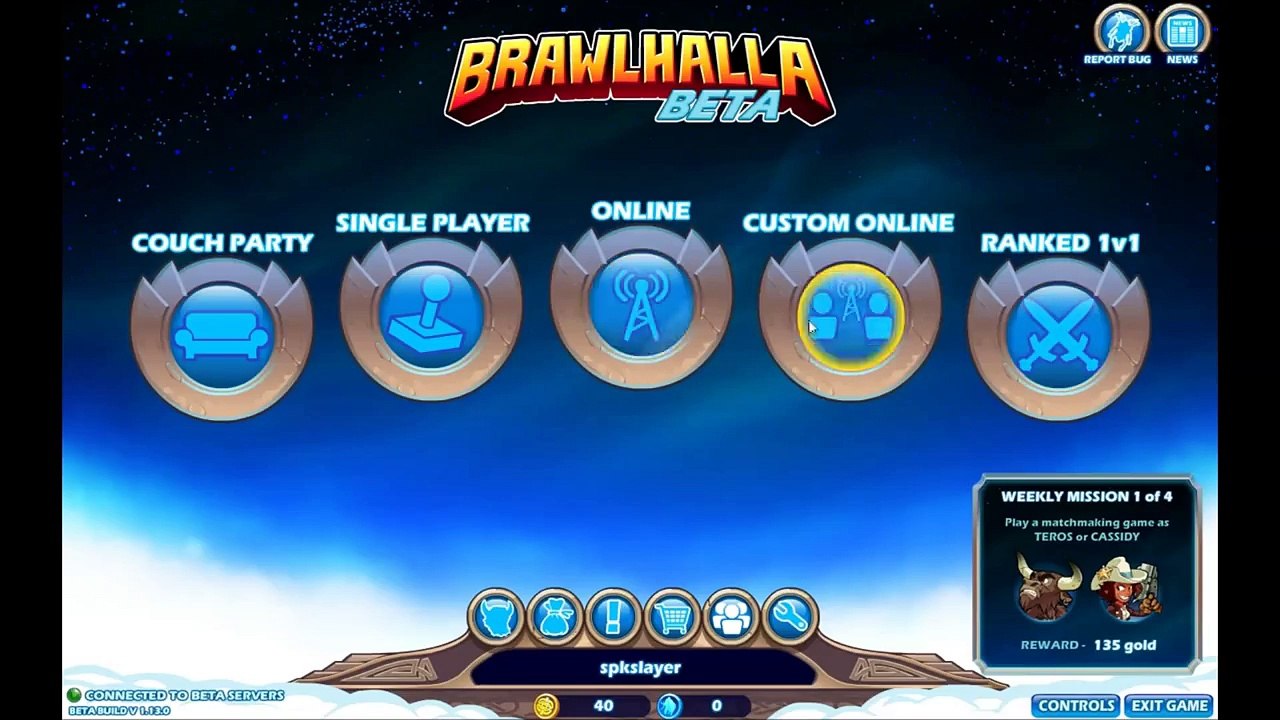 First time playing - Brawlhalla