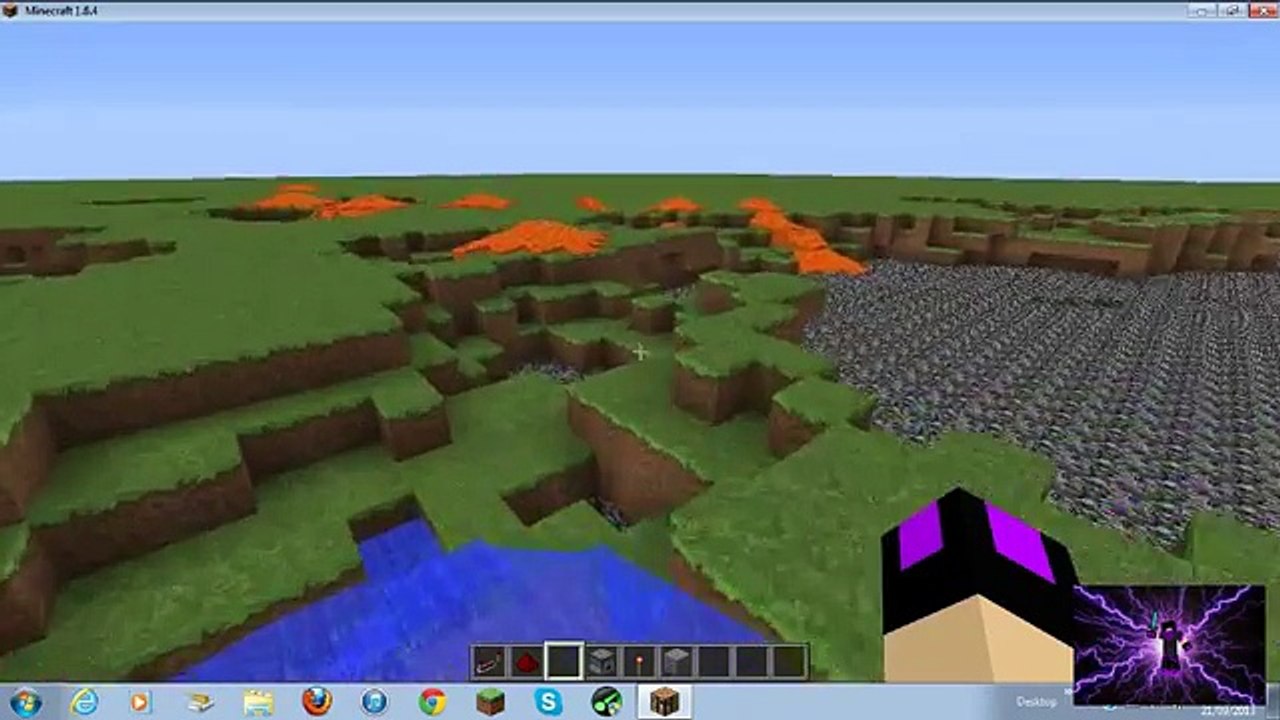 how to make the cluster bomb (relly big bomb) in minecraft