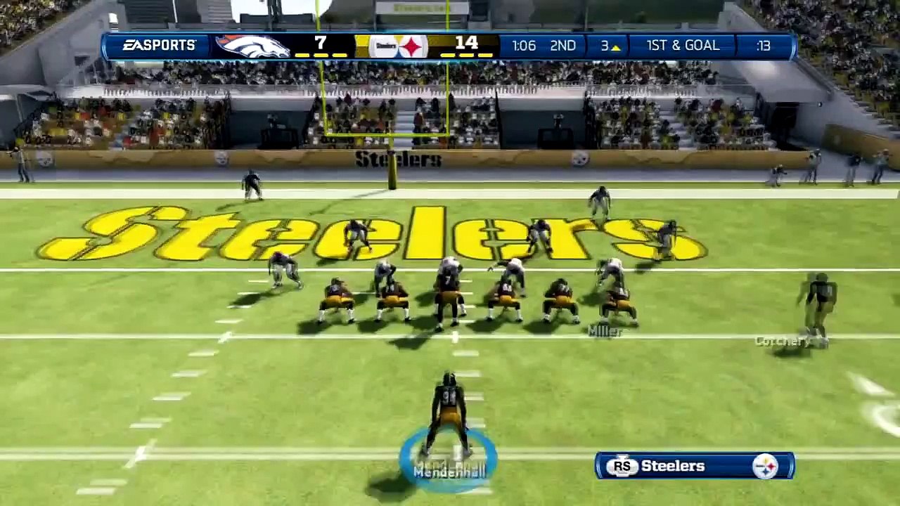 Madden 13 - Antonio Brown gets a Touchdown