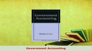 PDF  Government Accounting Read Online