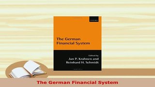 PDF  The German Financial System Download Full Ebook