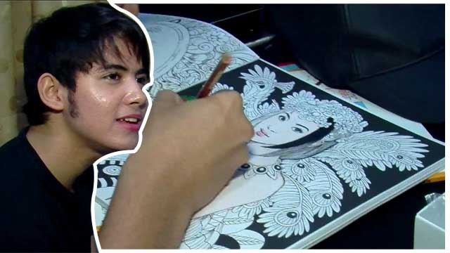 Lukis Wajah Clara Hati Aliando Adem - Cumicam 07 April 2016