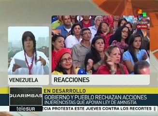 Venezolanos marchan hoy para rechazar la Ley de amnistía