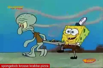 spongebob krosse krabbe pizza
