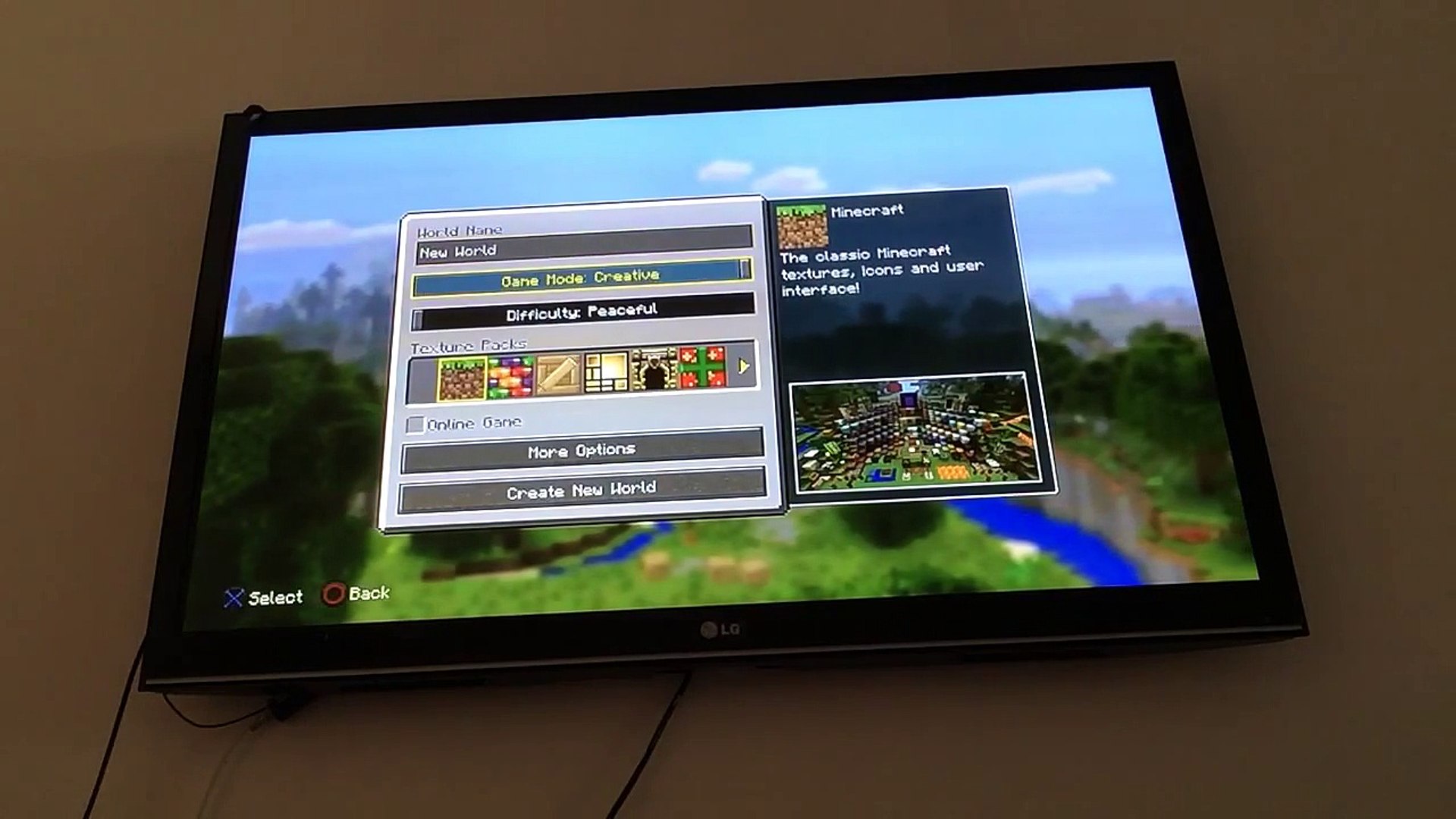 How To Make A Flat World On Minecraft Xbox Or Ps4 Video Dailymotion