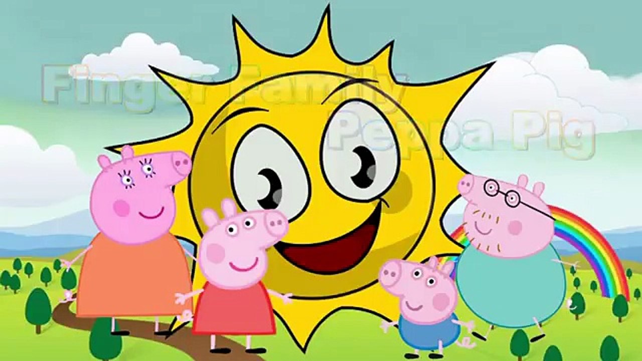 Comptine enfant / la famille doigts / Francais avec Peppa pig