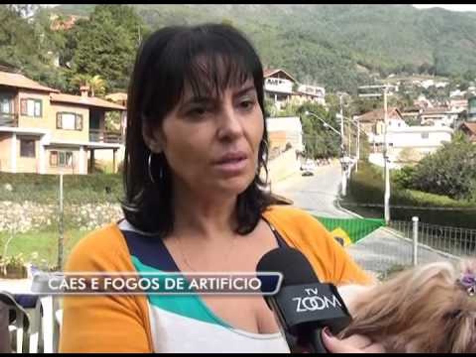 04-07-2014 - CÃES E FOGOS DE ARTIFICIO - ZOOM TV JORNAL
