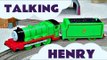 Trackmaster TALKING HENRY Thomas And Friends Engine Kids Toy Train Set Thomas The Tank Engine