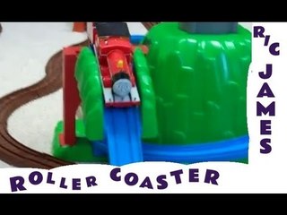 Remote Control r/c JAMES on a Roller Coaster Thomas The Tank Engine Kids Toy Train Set Tomy