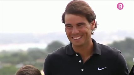 Rafael Nadal at the LQDVI event in Mallorca. 7 April 2016