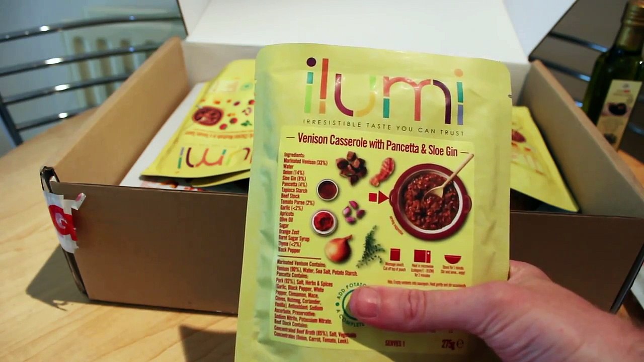 ilumi gluten free food unboxing