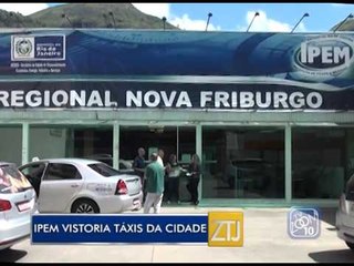 06-04-2016 - IPEM VISTORIA TÁXIS NA CIDADE - ZOOM TV JORNAL