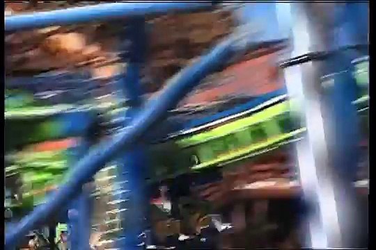 Goliath Roller Coaster POV B-Roll Six Flags New England 2012