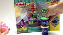 Peppa Pig Play Doh Cupcake Tower Playset Playdough Hasbro Toys How to make Playdough Cupcakes Part 1