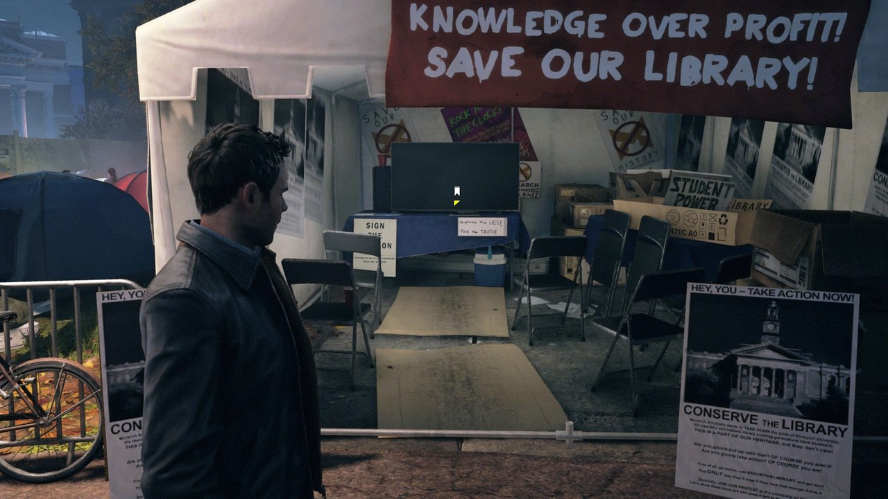 Quantum Break - Alan Wake TV Show with Sam Lake Cameo Easter Egg ''Return'' Narrative Object Xbox One