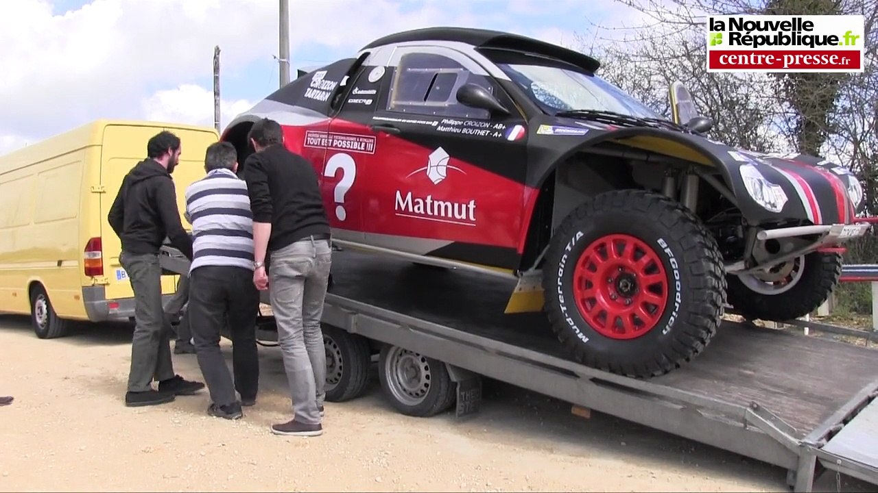 VIDEO. Poitiers. Dakar 2017 : premiers tours de piste pour Philippe Croizon