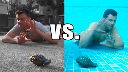 Do You Have A Better Chance Of Surviving A Grenade Blast On Land Or In Water?