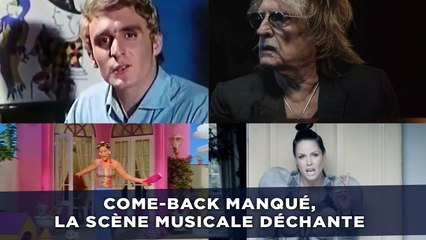 Come-back manqué, quand la scène musicale déchante
