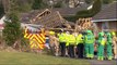 House Explosion Puts Pensioners In Hospital (Raw Video)