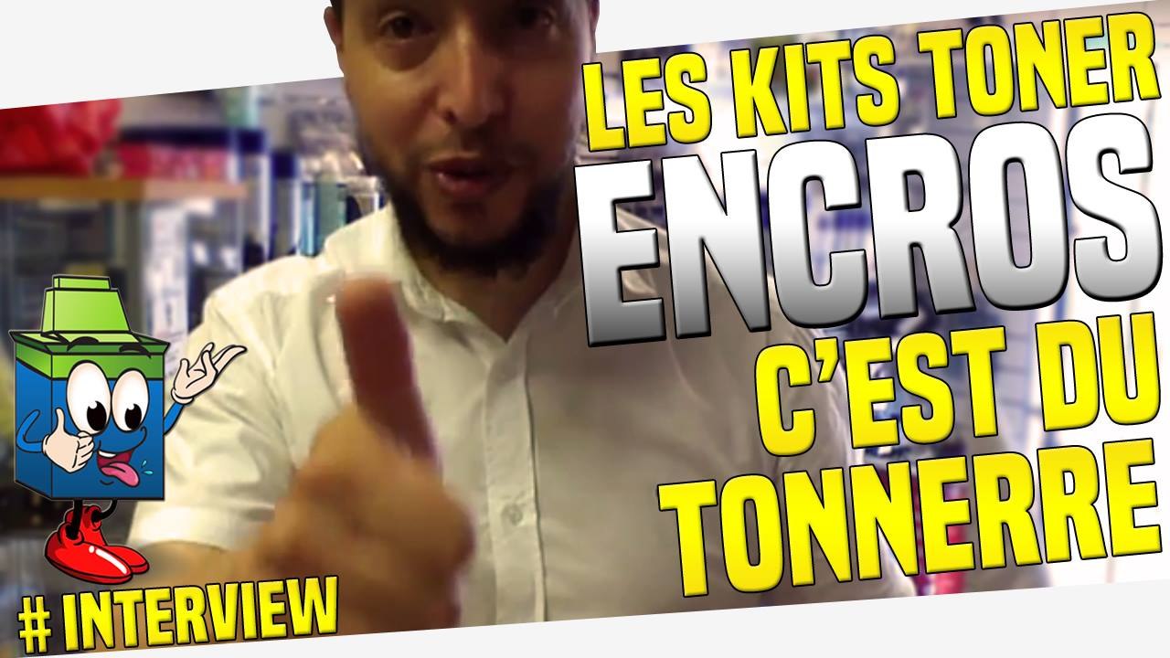 Commentaire Client- Mr Mohamed Recharge sa cartouche Laser grâce au Kit Toner Encros