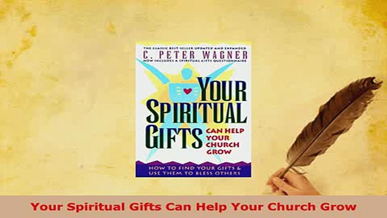 PDF  Your Spiritual Gifts Can Help Your Church Grow Free Books