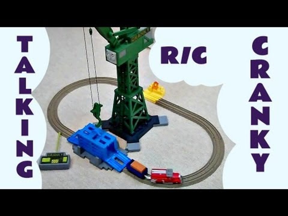 CRANKY & FLYNN SAVE THE DAY Trackmaster  Thomas The Tank Engine Remote Control Kids Toy Train Set