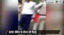 Business Beaten By Traffic Jawans, Video Gets Viral, Chhattisgarh news, Raipur News