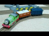 Trackmaster GHOSTLY PERCY Thomas The Train with GLOW IN THE DARK CARGO Kids Toy Train Set