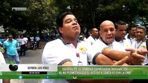 Así fue la protesta de los taxistas en la autopista Prados del Este