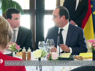 Réfugiés : Hollande et Merkel affichent optimisme et unité